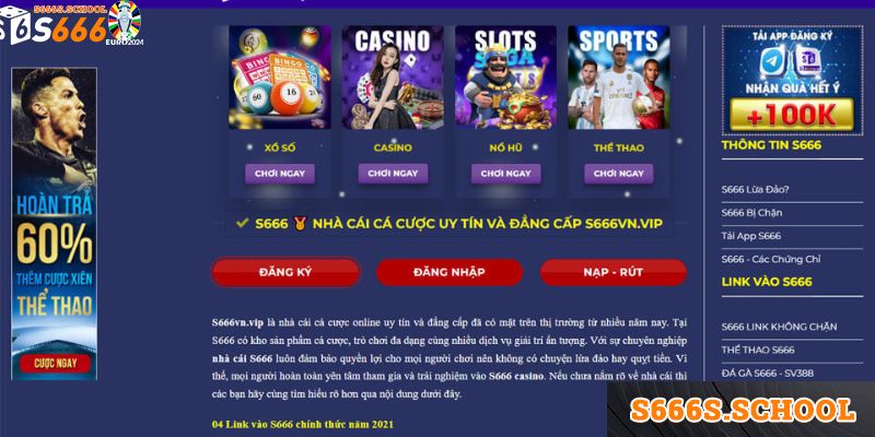 Những bước đăng ký S666 cơ bản để trở thành thành viên chính thức