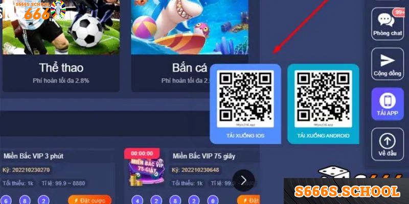 Quy trình tải app S666 trên Android