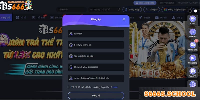 Tham gia poker tại S666 rất đơn giản, chỉ với vài thao tác và ít phút chờ đợi